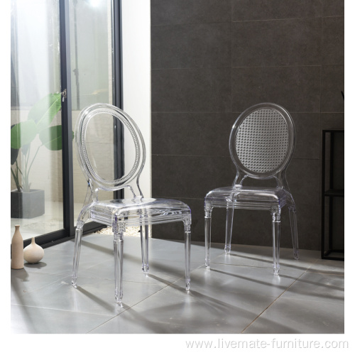 latest transparent nordic dining chair for hotel